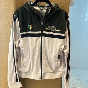 Retro Irish Green and White Jacket
